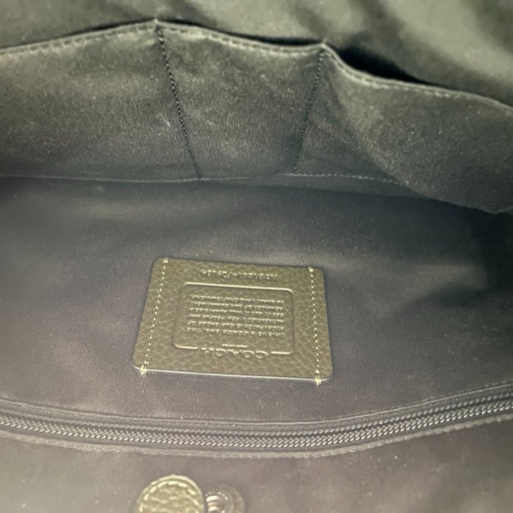 Coach Forest Green Slim Briefcase - Picture 6 of 11